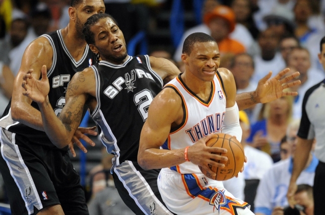 NBA: Playoffs-San Antonio Spurs at Oklahoma City Thunder